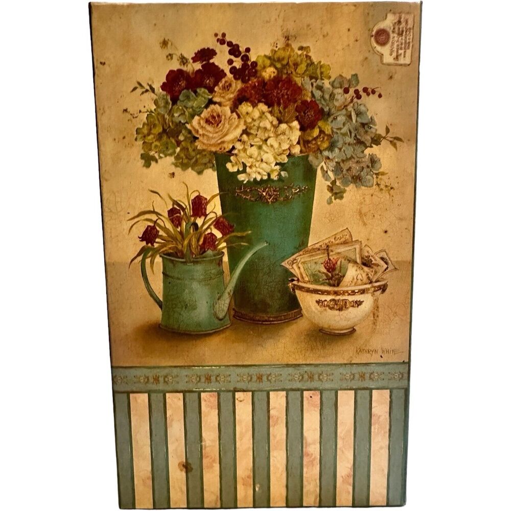 Kathryn White Boxed 4x6 Photo Albums Hydrangeas Blooms Still Life Art Set of 5